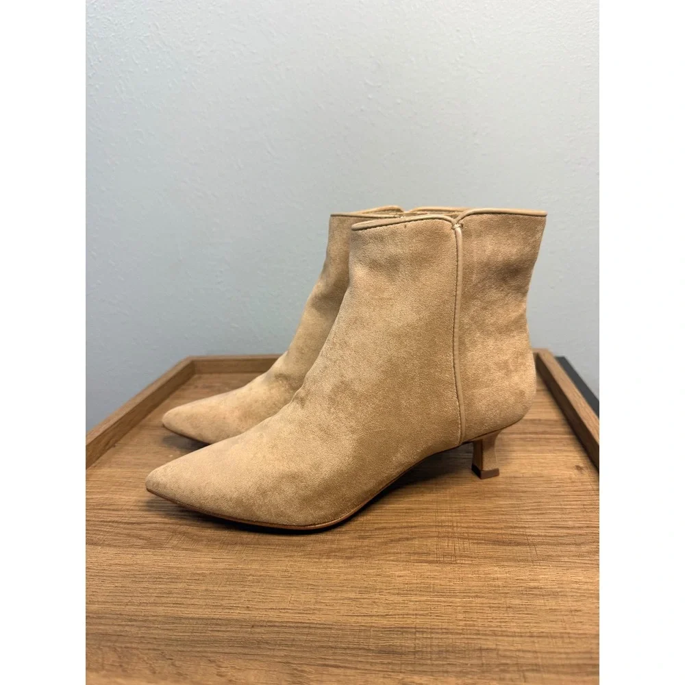 J.Crew Pointy-toe‎ boots Tan Size 6